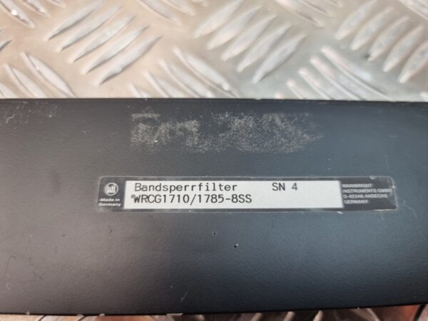 10-2259.jpg RF Bandstop Notch Filter WRCG1710/1785-8SS Wainwright Instruments