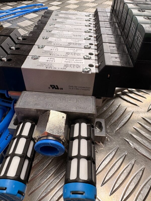 10-2291.jpg Festo Valve Manifold MEH-5/3G-5,0-B 24V + EP-ME-1/8 Pneumatic Assembly