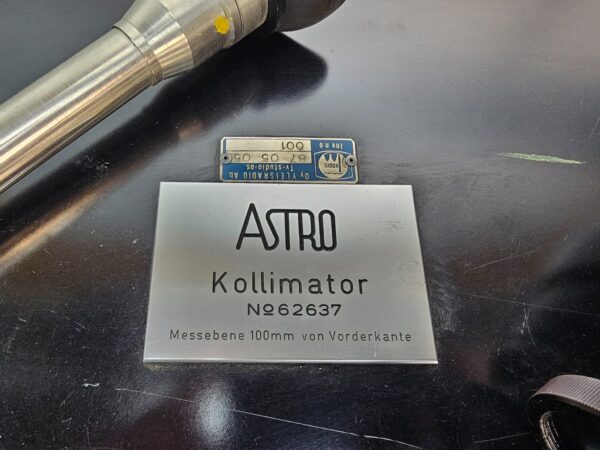 10-295.jpg ASTRO Berlin Optical Collimator w/ Astro-Lupe 50× — Germany — Untested