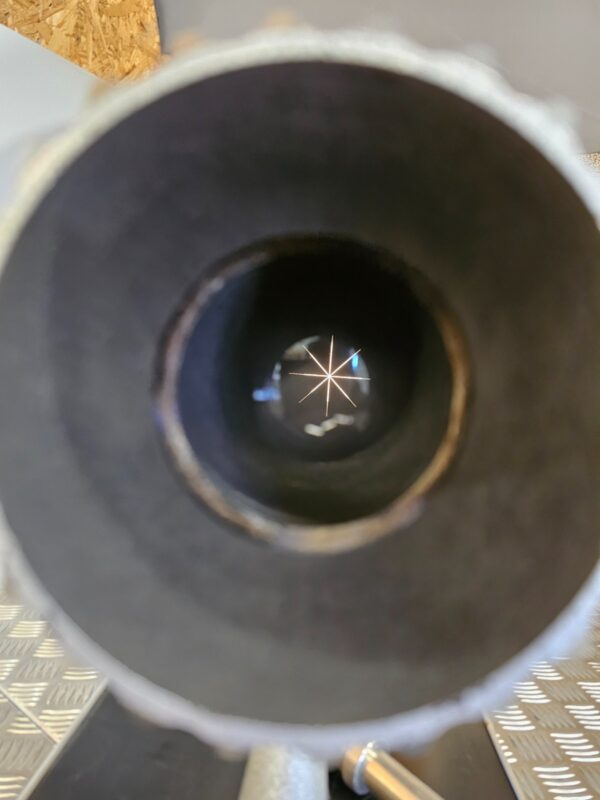 10-296.jpg ASTRO Berlin Optical Collimator w/ Astro-Lupe 50× — Germany — Untested