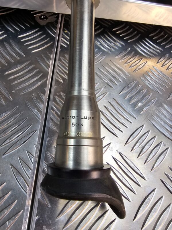10-303.jpg ASTRO Berlin Optical Collimator w/ Astro-Lupe 50× — Germany — Untested