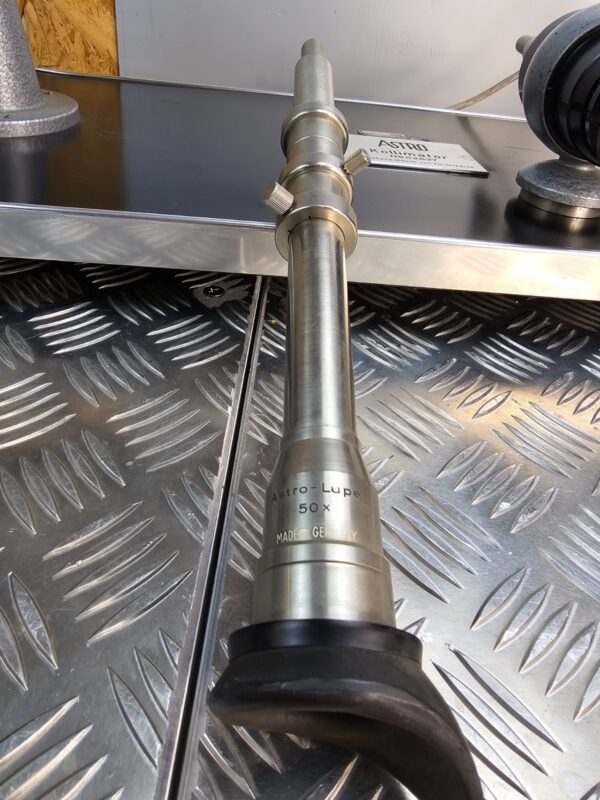 10-304.jpg ASTRO Berlin Optical Collimator w/ Astro-Lupe 50× — Germany — Untested