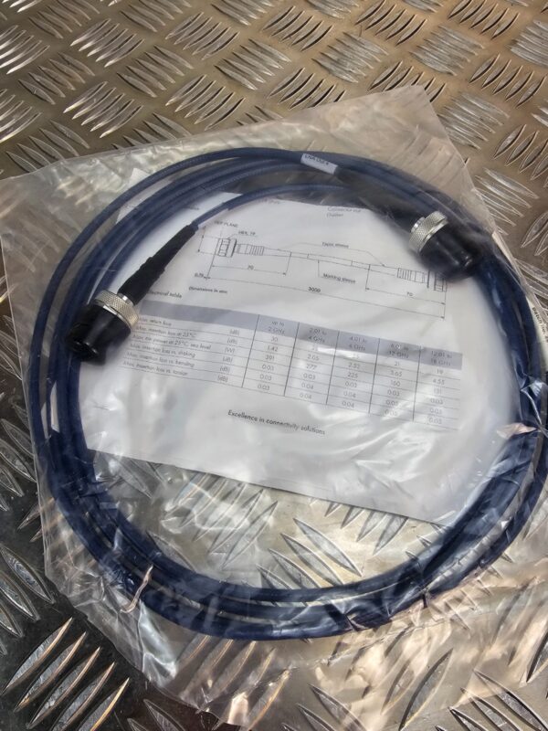 10-321.jpg Huber+Suhner SUCOTEST 18 RF Test Cable — 18 GHz — 3 m — NEW
