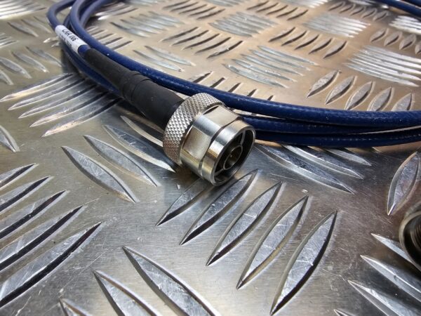 10-325.jpg Huber+Suhner SUCOTEST 18 RF Test Cable — 18 GHz — 3 m — Used