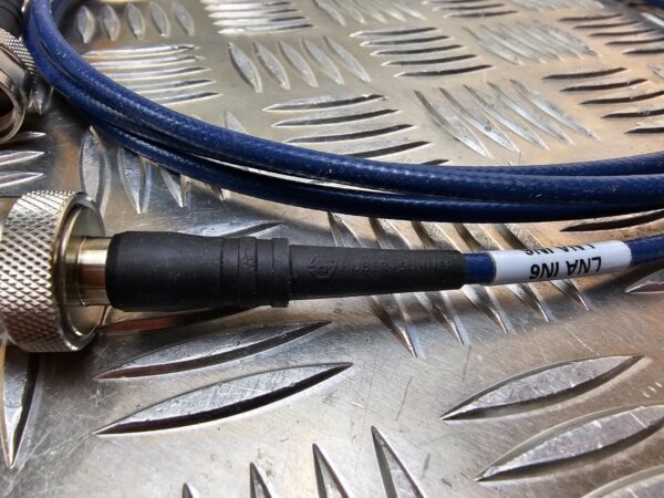 10-326.jpg Huber+Suhner SUCOTEST 18 RF Test Cable — 18 GHz — 3 m — Used