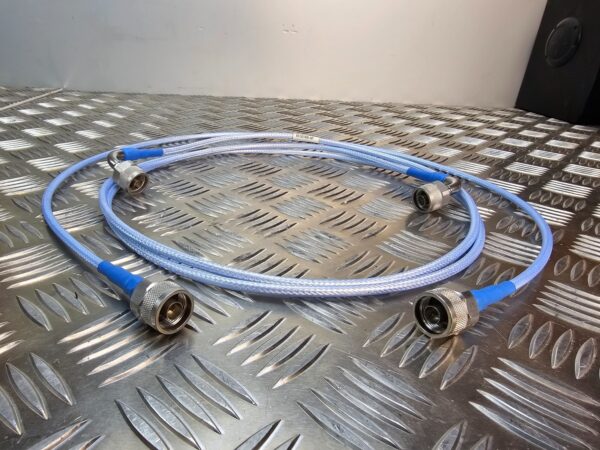 10-334.jpg Huber+Suhner SUCOFLEX 104P RF Cable Set — 1 m + 2 m