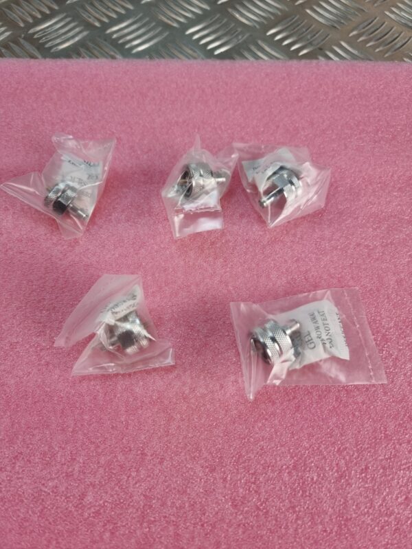 N Female to SMA Male RF Adapter Lot (5×) – XS – New