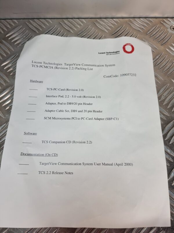 10-48.jpg Lucent TargetView TCS PC-Card Emulator Kit – Complete Set