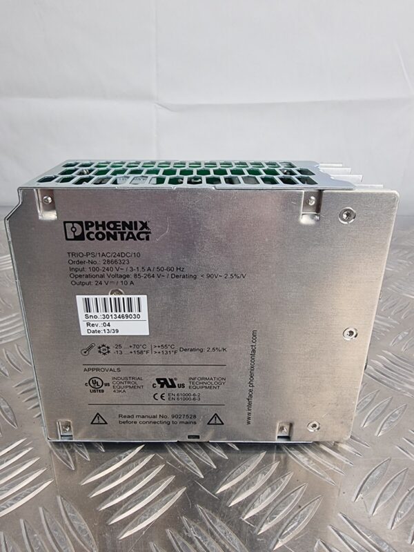 10-487.jpg Phoenix Contact TRIO-PS-1AC-24DC-10 24V 10A Power Supply