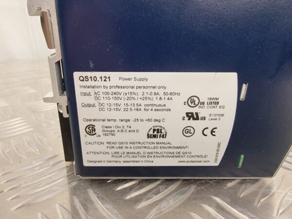 10-498.jpg PULS QS10.121 DC Power Supply