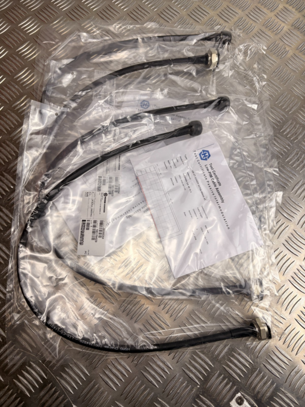 10-51.png Huber+Suhner RF Cable 0.8m 7/16 DIN Low PIM Test Cert NOS