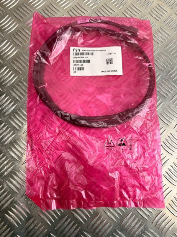 10-579.jpg Nokia NSN 469789A.103 V31428 2m Cable Assembly Made in Estonia NOS