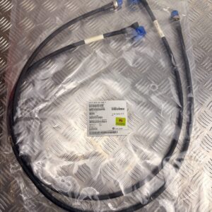 10-592.jpg 2x Huber+Suhner LIS-C7 RF Coax Cable 84096244 50 Ohm 1.4m Switzerland NOS