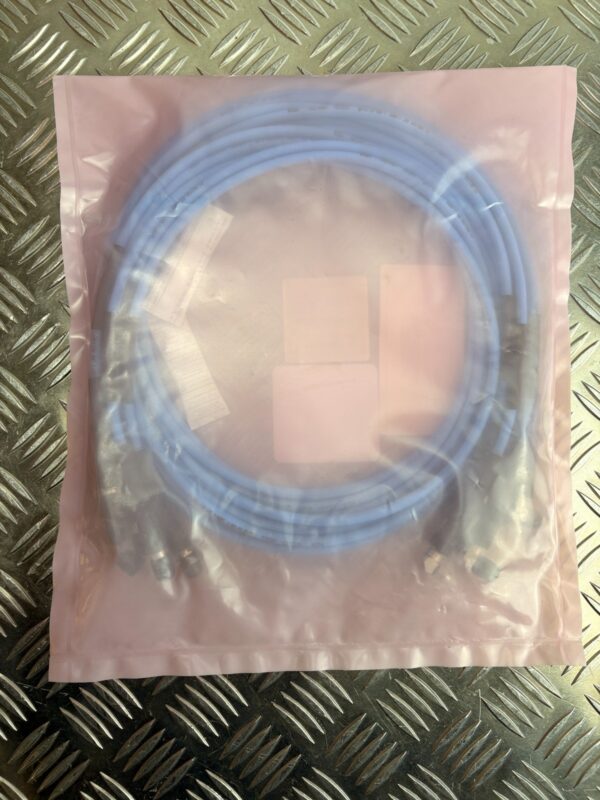 10-602.jpg EMC RF Labs NMS-235SP-59 RF Test Cables 1.5m N-Type Coaxial USA NOS