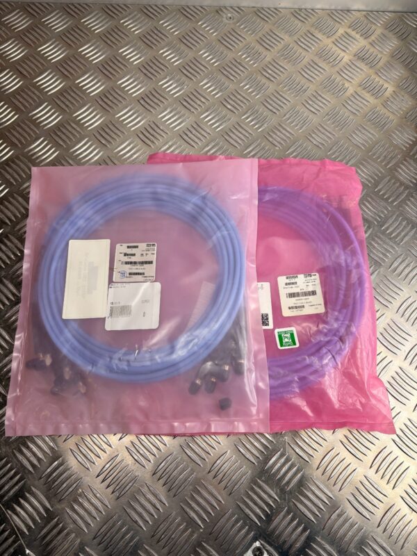 10-606.jpg EMC RF Labs NMS-235SP-59 RF Test Cables 1.5m N-Type Coaxial USA NOS