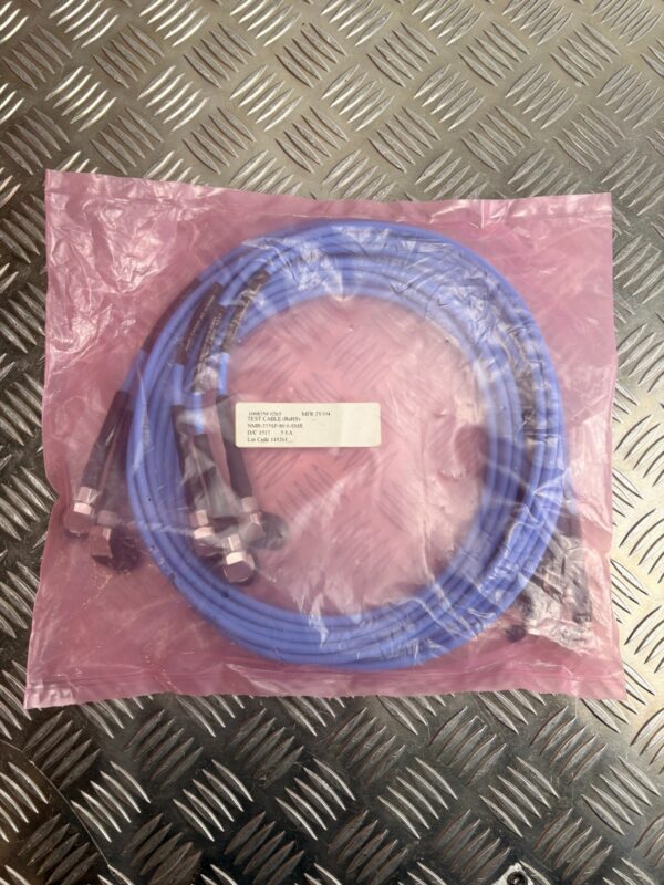 10-607.jpg EMC RF Labs NMR-235SP-80 RF Test Cable 1.5m N-Type Coaxial 50 Ohm Lot of 5 NOS