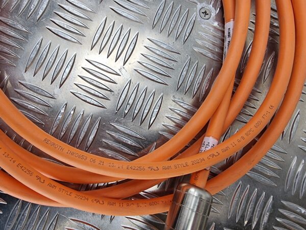 10-645.jpg Rexroth Cable Cord INK0653 E42256 AWM STYLE 20234 4 meters long