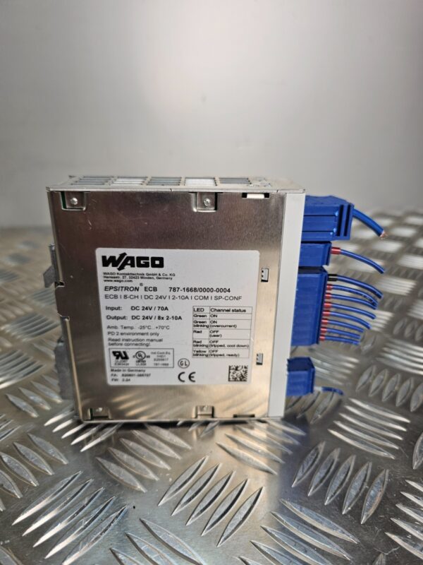 WAGO EPSITRON ECB 787-1668 – 8-Channel Electronic Circuit Breaker – 24V