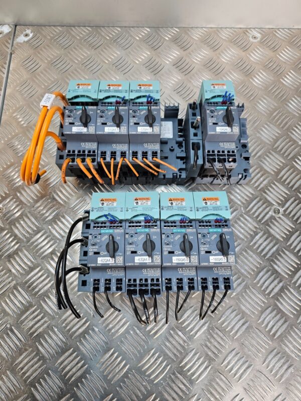 10-706.jpg Siemens SIRIUS Motor Protection Circuit Breaker Lot – Mixed Amperage