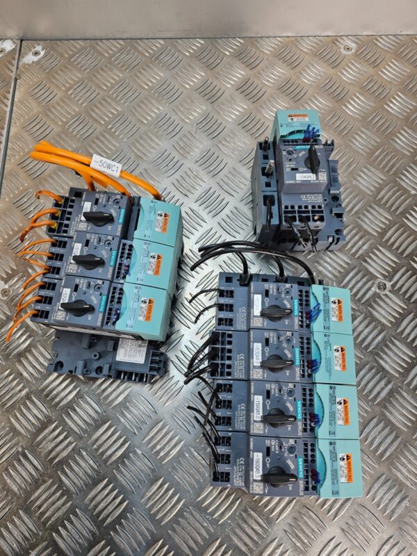 10-713.jpg Siemens SIRIUS Motor Protection Circuit Breaker Lot – Mixed Amperage