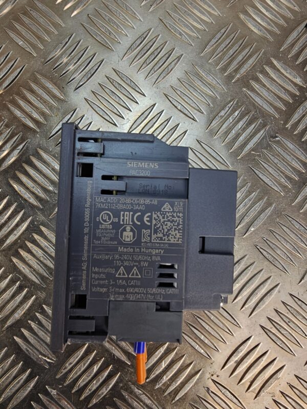 10-718.jpg Siemens SENTRON PAC3200 Power Meter – Energy Monitoring