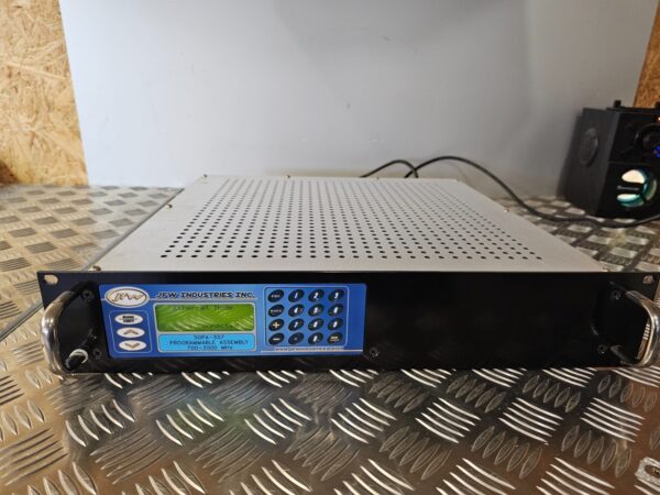 10-840.jpg JFW Industries 50PA-557 Programmable Attenuator Assembly 700–3000 MHz – USA 1410