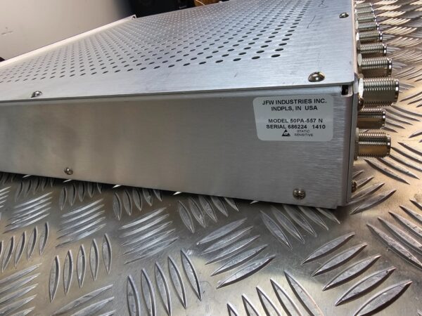10-847.jpg JFW Industries 50PA-557 Programmable Attenuator Assembly 700–3000 MHz – USA 1410