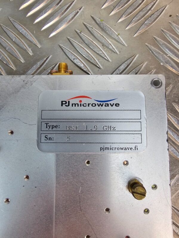 10-912.jpg PJ Microwave BSF 1.9GHz Band Stop Filter RF Cavity Filter High Power