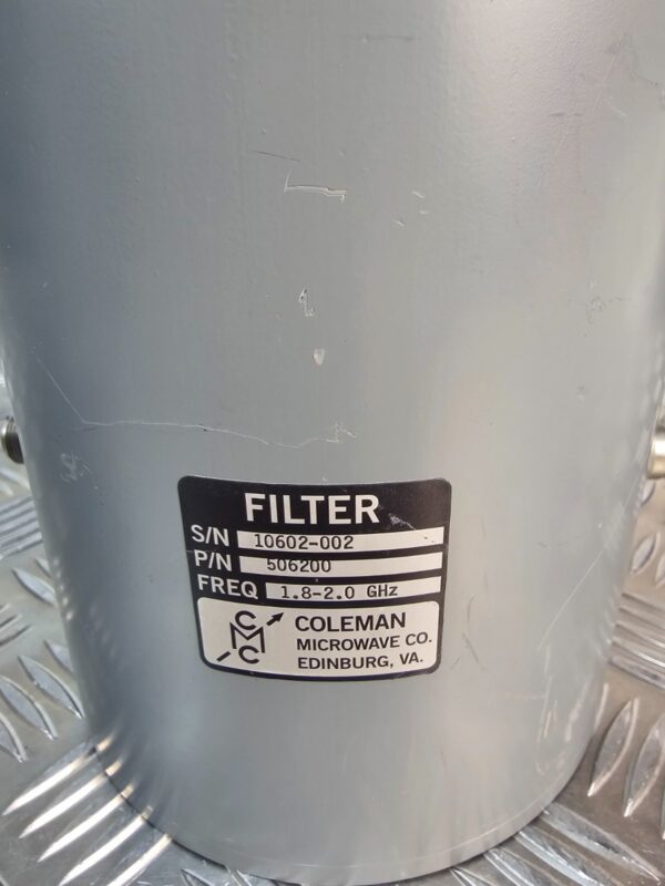 10-936.jpg Coleman Microwave Tunable Cavity Filter 1.8–2.0GHz 506200
