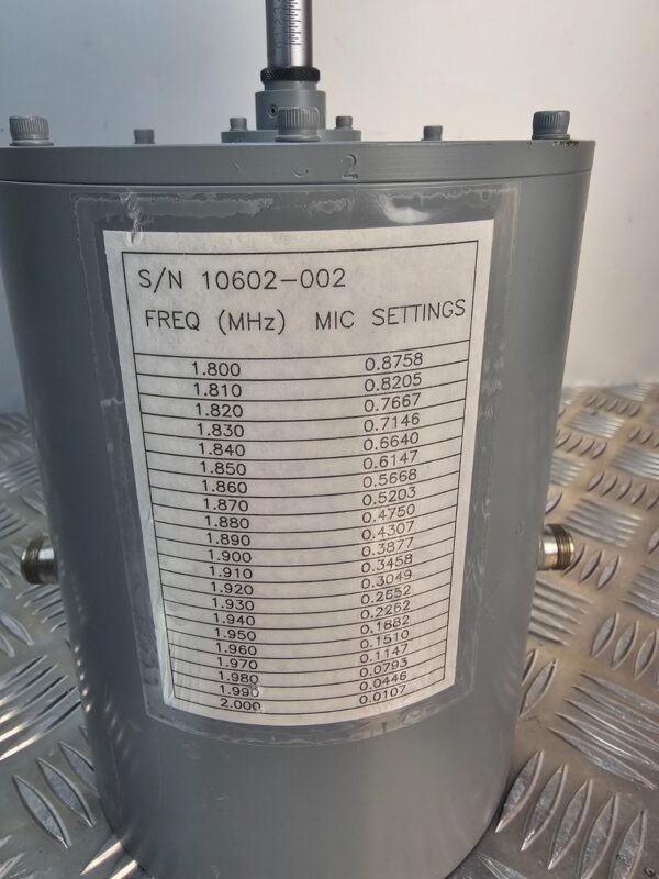 10-938.jpg Coleman Microwave Tunable Cavity Filter 1.8–2.0GHz 506200