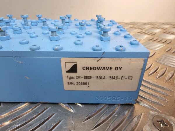 10-943.jpg Creowave RF Cavity Filter 1526–1555 MHz CW-DBSF Telecom