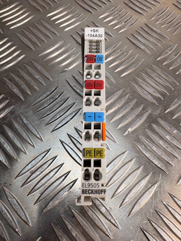 10-975.jpg Beckhoff EL9505 Power Supply Terminal 24V DC to 5V DC 0.5A E-Bus Module