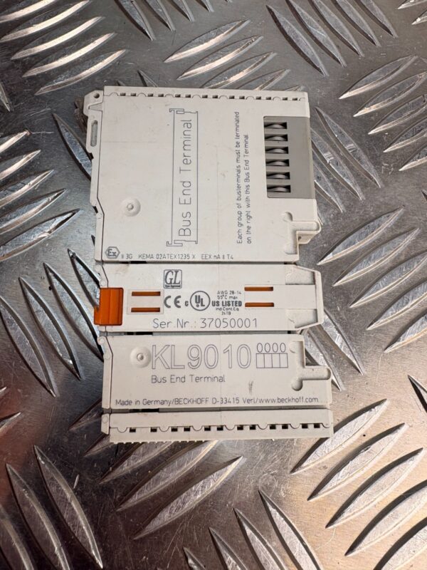 10-980.jpg Beckhoff KL9010 Bus End Terminal K-Bus End Module PLC