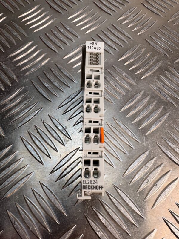 10-991.jpg Beckhoff EL2624 4 Channel Relay Output Terminal EtherCAT PLC Module 125VAC 30VDC