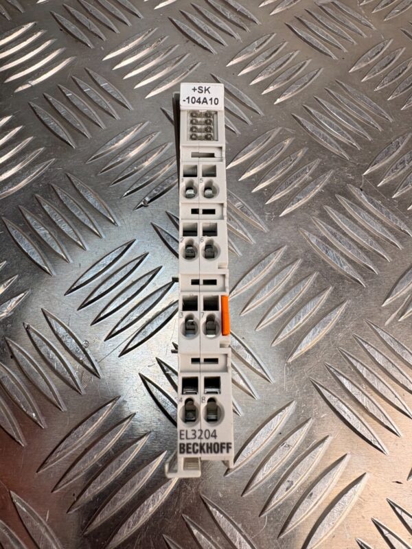 10-995.jpg Beckhoff EL3204 4 Channel Analog Input PT100 Temperature Terminal EtherCAT PLC