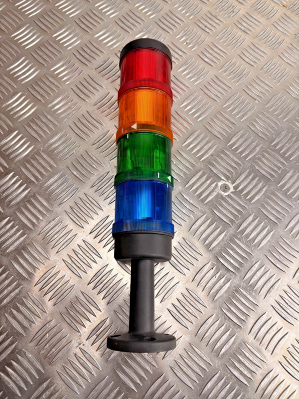 10-102.png WERMA 64081000 Signal Tower Stack Light Blue Green Amber Red IP65 Type12