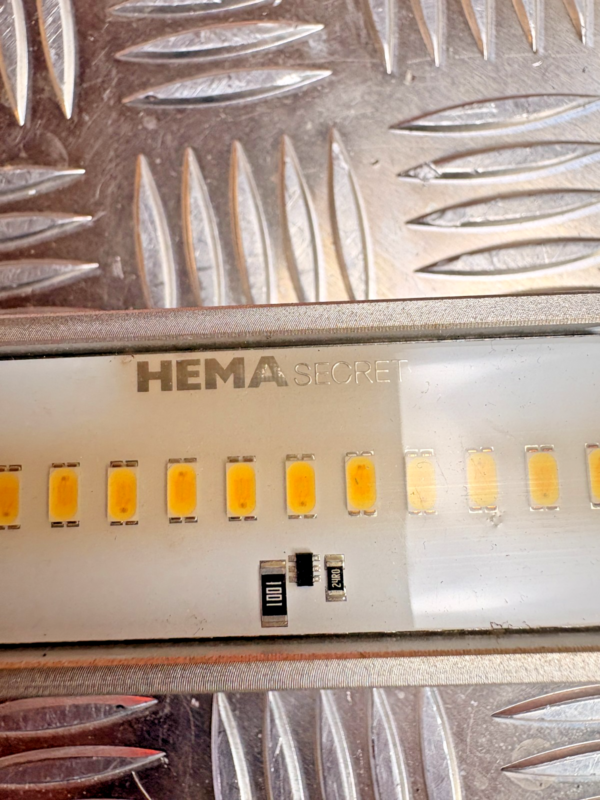 HEMA Secret MTL.24 Industrial LED Machine Light 24VDC 20W Stainless Linear Lamp