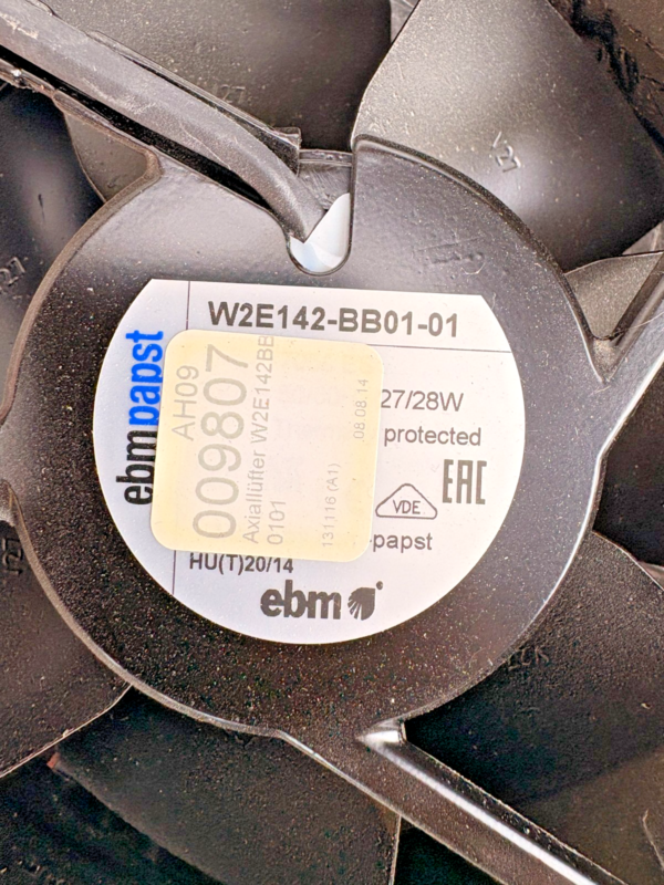 10-136.png ebm-papst W2E142-BB01-01 Industrial Axial Cooling Fan 230V 27/28W w/ Guard