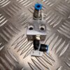 Industrial Pneumatic Air Distribution Block GN65-20-72 w/ Festo Push Fittings