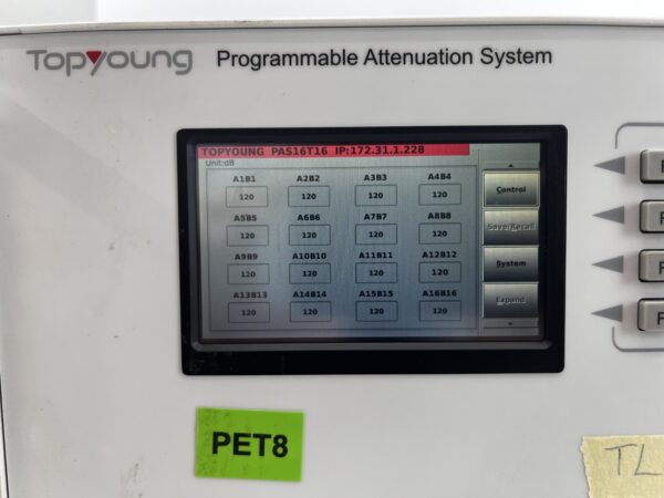 10-156.jpg Topyoung set with MIMO + RF calibration box and 3x programmable attenuation syst