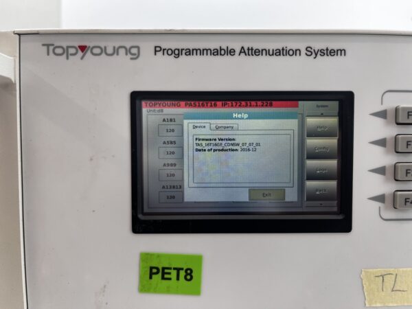 10-157.jpg Topyoung set with MIMO + RF calibration box and 3x programmable attenuation syst