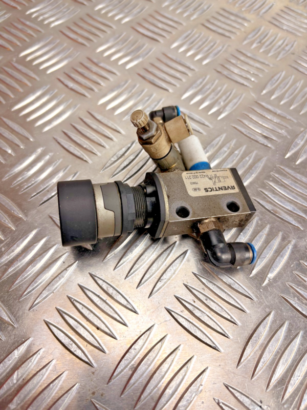 10-257.png Aventics R422002211 Pneumatic Push Button Valve Assembly Made in France