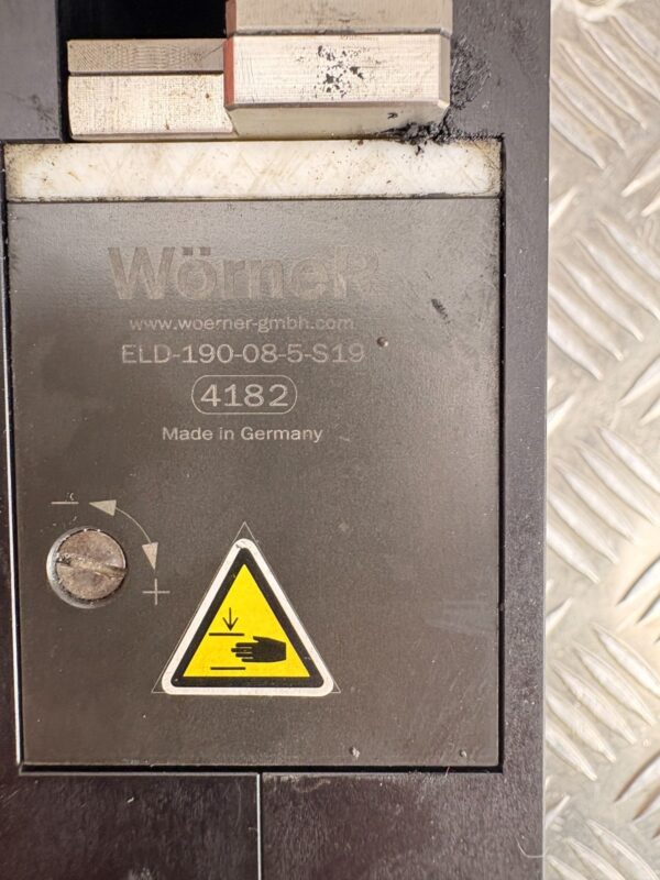 10-46.jpg Wörner ELD-190-08-5-S19 Industrial Pneumatic Gripper Module Germany