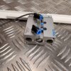 10-55.jpg FESTO DFM-12-25-P-A-GF Pneumatic Guided Cylinder w/ SICK Sensor