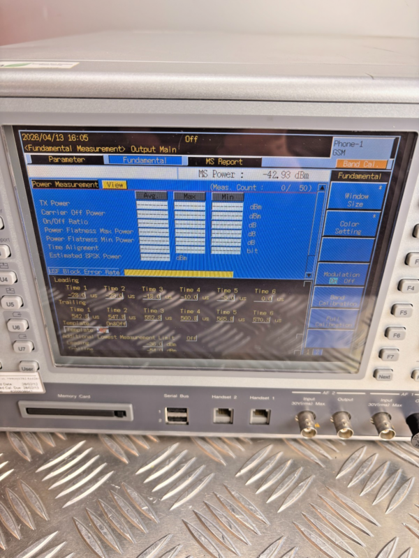10-647.png Anritsu MT8820C Radio Communication Analyzer LTE WCDMA GSM Tester
