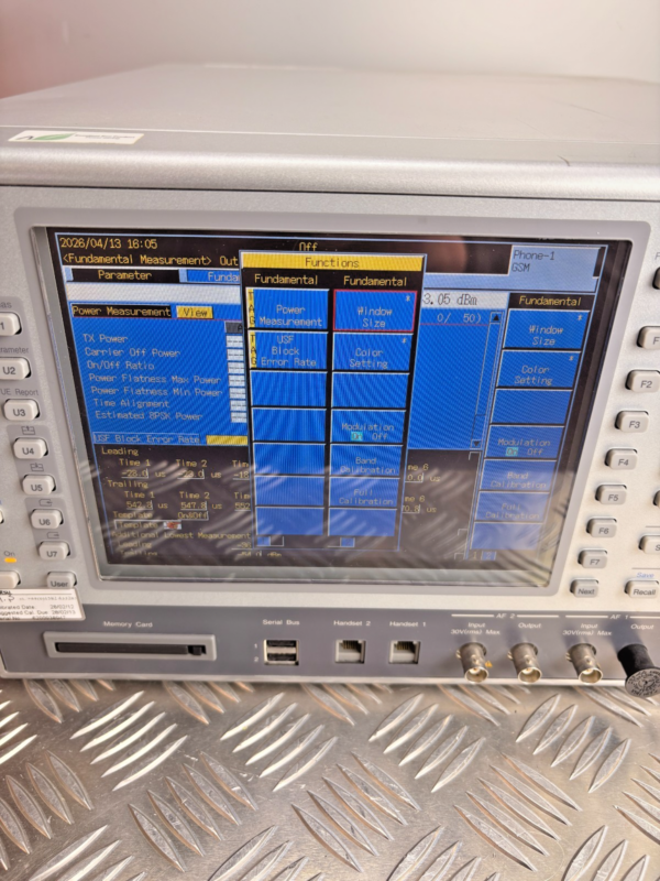 10-648.png Anritsu MT8820C Radio Communication Analyzer LTE WCDMA GSM Tester