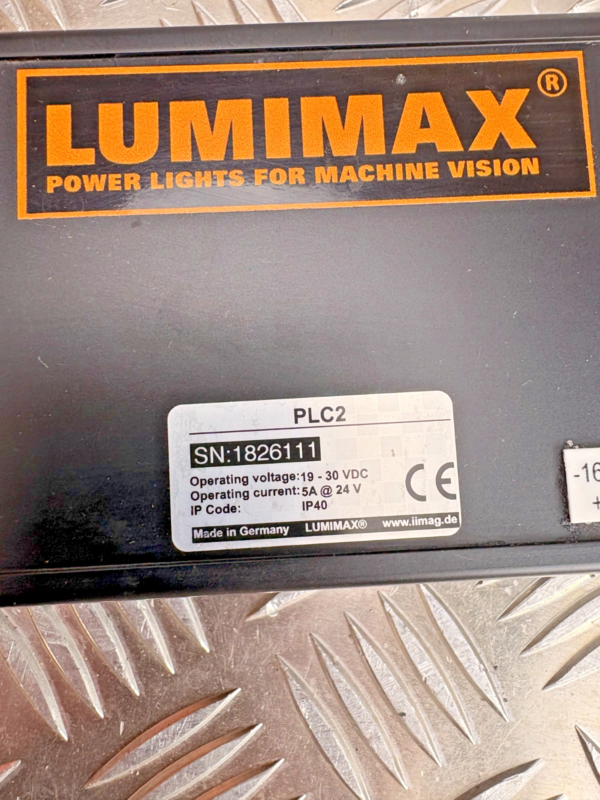 LUMIMAX PLC2 Machine Vision LED Light Controller 19-30VDC Made in Germany