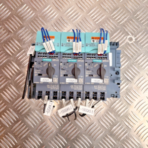 10-708.png Siemens SIRIUS 3RV2011 Motor Starter Assembly Lot 3x Manual Motor Protectors