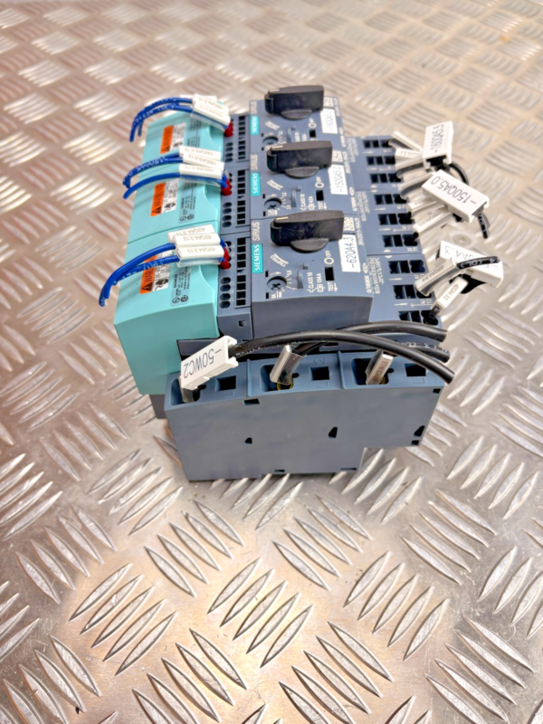 10-710.png Siemens SIRIUS 3RV2011 Motor Starter Assembly Lot 3x Manual Motor Protectors