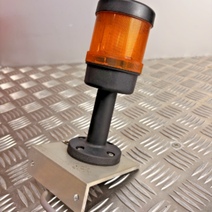 WERMA 64081000 Amber Signal Beacon Warning Light IP65 Type12 Pole Mount